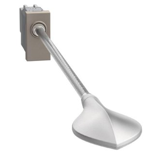 BTicino Reading lamp dimmable - 1 module (recessed) - stone — YG4362