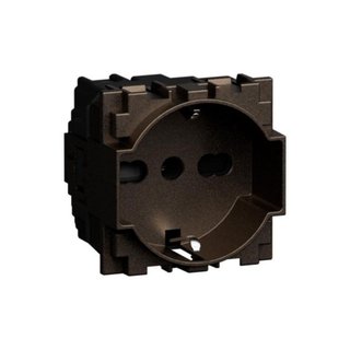 BTicino P40 Italian stadandard socket. Socket 2 P+E 16 A 250 VA — KB4140A16