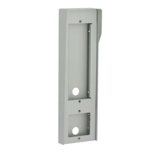BTicino Wall-mounting box – 4 modules - aluminium finish — 345341