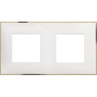 BTicino Cover plate - 2+2 horizontal/vertical installation modules — R4802M2WD