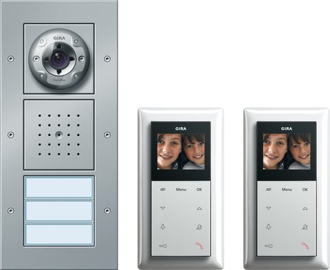 Gira Two-family home video kit — 049546