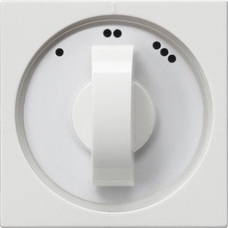 Gira Cover with toggle switch forthree-stage switch pure white glossy — 066503