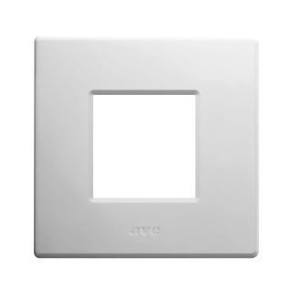 AVE FRONT PLATE 98X98 CORIAN WHITE 2M — 44PCQ22B