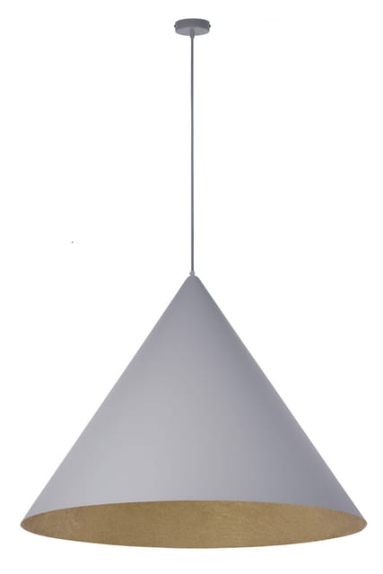 Sigma Pendant lamp VESUVIO L grey/gold 1xE27 41049