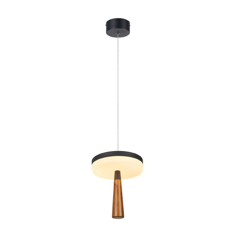 ACA Lighting ASIAN-PENDANT LAMP SAND BLACK ALUMINIUM LED SMD 11W CCT 715Lm IP20 164X1500MM — manufacturer representative image