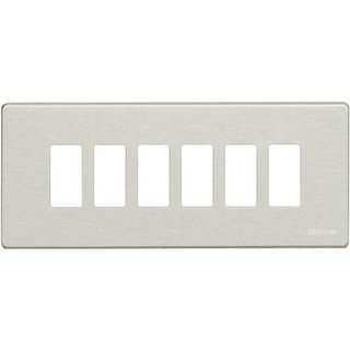 BTicino Cover plate 6 modules — 506L/6/R