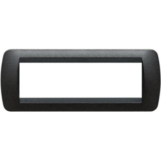 BTicino Cover plate 7 modules - graphite Black — L4807GFN
