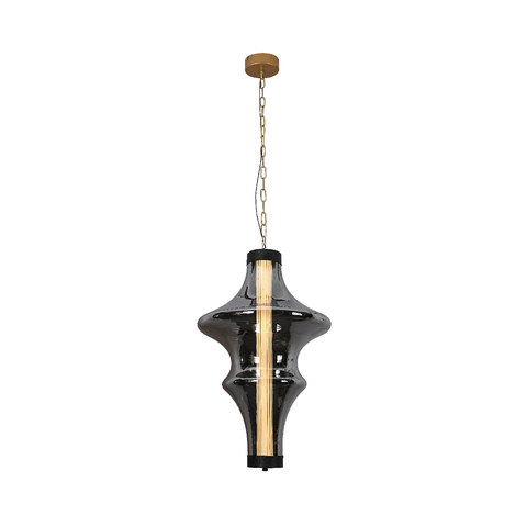 ACA Lighting LUXA-PENDANT LAMP GOLD METAL + GLASS LED SMD 18W 2700K-3000K-4000K 1440LM IP20 — manufacturer representative image
