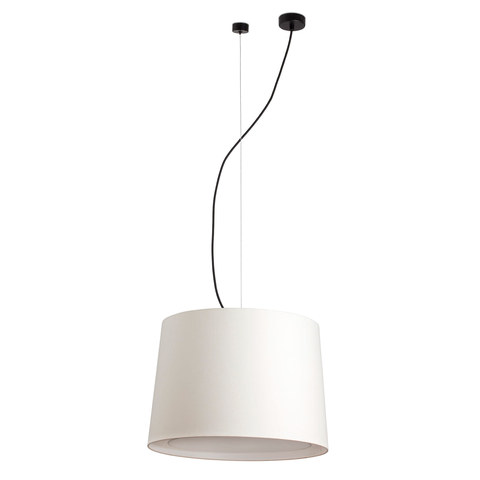 Faro Barcelona CONGA 450 Black/beige pendant lamp 500 — manufacturer representative image