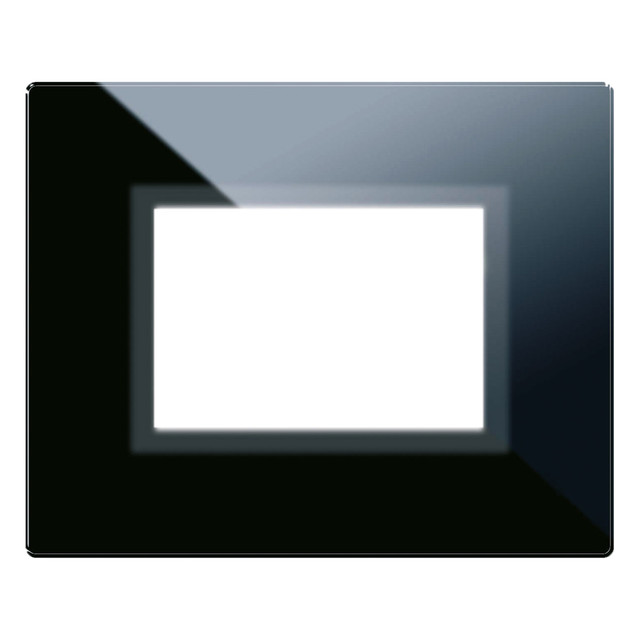 AVE VERATOUCH FR.PLATE FOR LIGHT. BLACK — 44PVTC76NAL