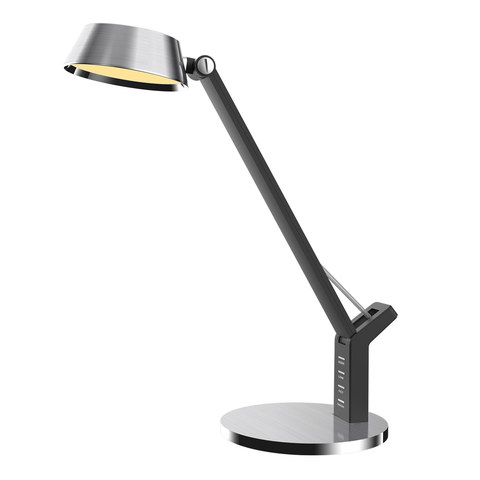 ACA Lighting DESK LAMP SILVER ABS LED SMD 14W 400LM CCT 3000K – 4000K – 6300K IP20 — manufacturer representative image