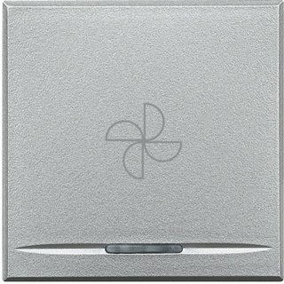 BTicino Key cover for 1 function with illuminated lens with screen printing symbol 'aspirator' — HC4915/2BC