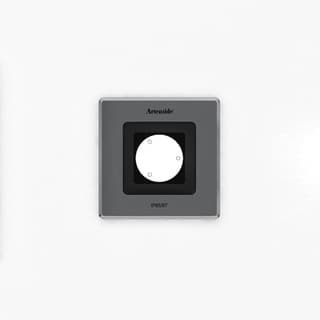 Artemide Ego Flat 90 downlight Square 24° 3000K Inox IK10 — T42012FLW00