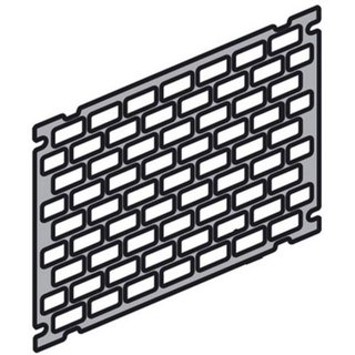 BTicino Fastening drilled panel for 18 modules IDROBOARD switchboards — F107PS18