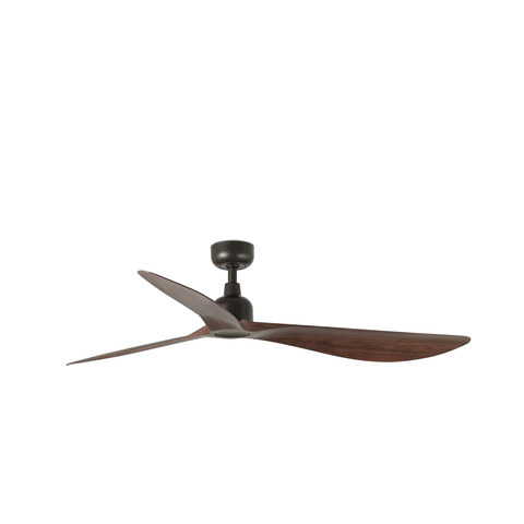 Faro Barcelona OUTWOOD L Brown fan IP44 — manufacturer representative image