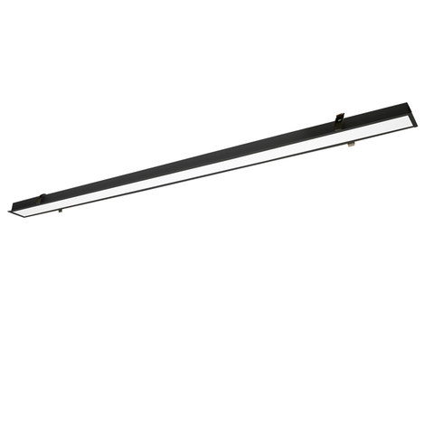 Viokef Linear Recessed L2540 3000K Black Station Ultra — manufacturer representative image
