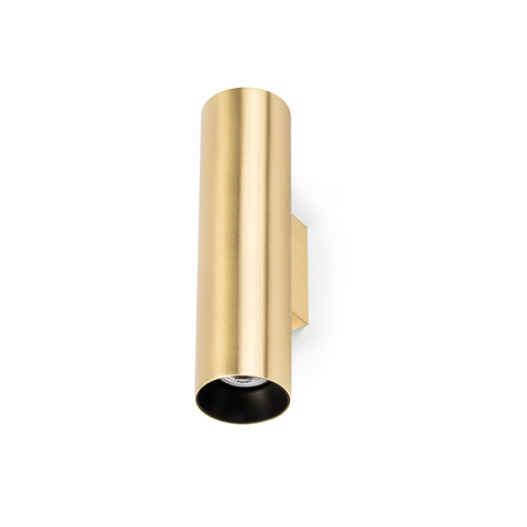 Faro Barcelona STAN 2L Satin gold wall lamp — manufacturer representative image