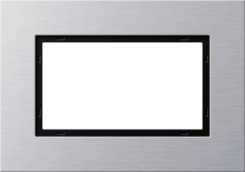 Gira Esprit cover frame aluminium (anodised) aluminium (anodised) — 100117