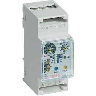 BTicino Earth leakage relay with separate toroids for DIN35 rail - Idn=0,03-30A — G701N