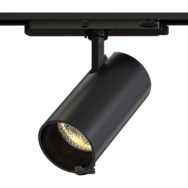 ACA Lighting AI META II TRACK BLACK ALUMINIUM SPOT WITH DUAL SENSOR 4 WIRES & BLUETOOTH 15W RGBW 220-240V 36° D70x135mm — 4TR096D61