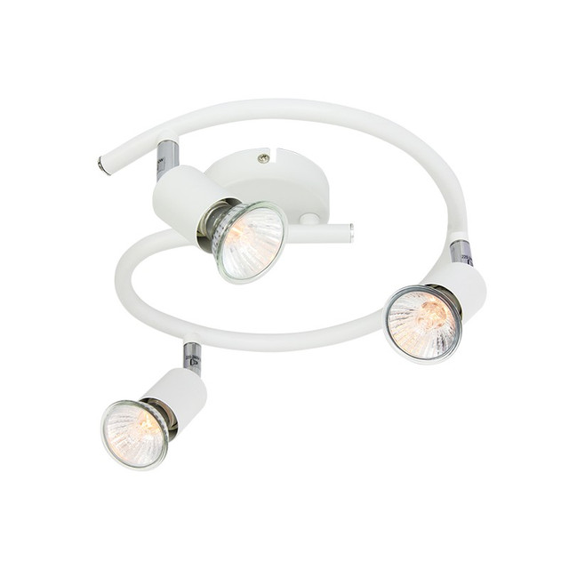 ACA Lighting NETTO SPOT 3 Χ GU10 WHITE MAT TRINITY — MC634WH3G