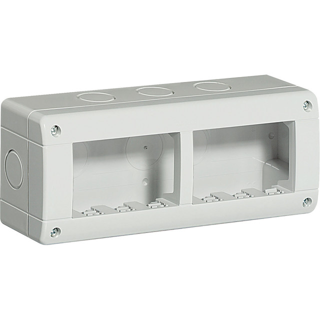 BTicino Box IP40 (base + Cover) - for 3+3 modules — 24406