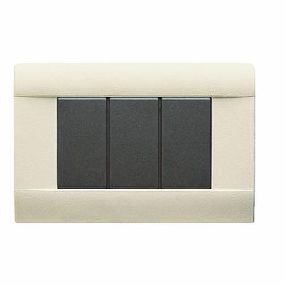 AVE PLATE THERMOPL. 3 MOD. WHITE BLANC — 45P03BP