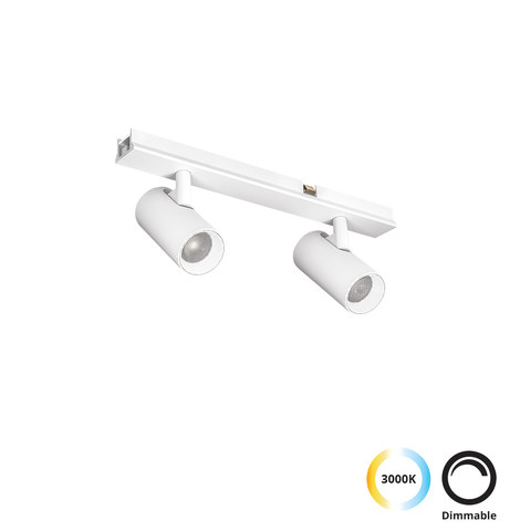 Viokef Double Track Spot 7W White Slim Magnetic — manufacturer representative image