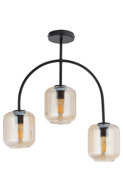 Sigma SHINE 3 Ceiling lamp black bursztynowy — 32244