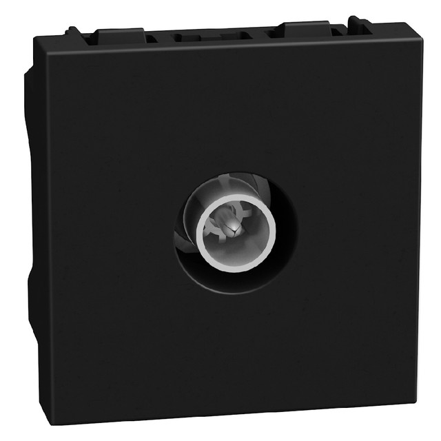 BTicino Direct coaxial socket - 2 modules - dark — YD4202M2D
