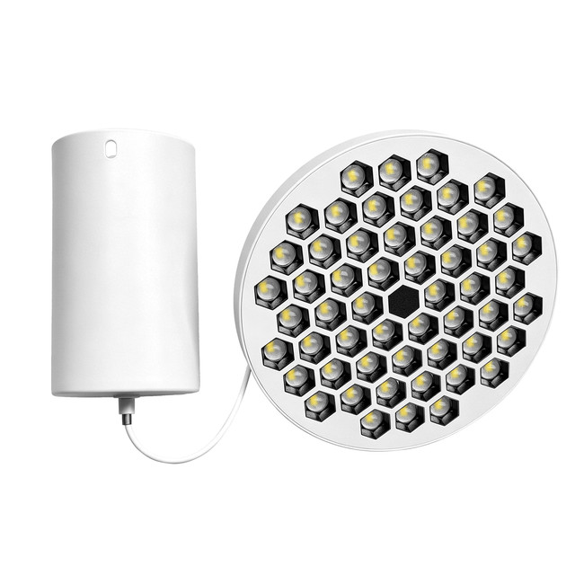 ACA Lighting Pendand Honeycomb Light - 18W White with Black Reflector/Ra>80/2350lm/3000K — KYVAP1830W