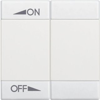 BTicino Key cover for 2 functions with with screen printing ON OFF and setting — N4911M2AIN