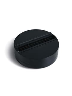 Zambelis 19412 SURFACE MOUNT BASE FOR 3-PHASE TRACKS 100-240V BLACK
