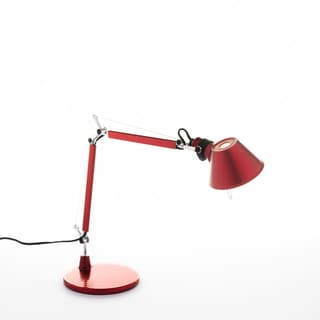 Artemide Tolomeo Micro Table - Anodized red - Body Lamp + Base — A011810