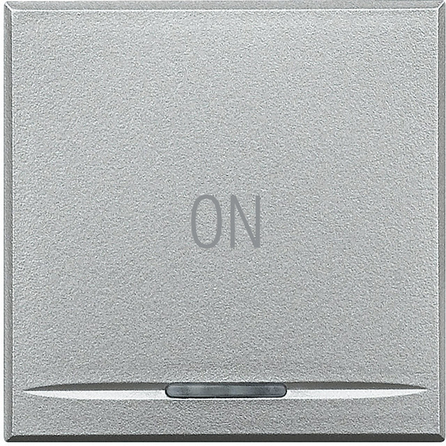BTicino Key cover for 1 function with illuminated lens with screen printing symbol 'ON' — HC4915/2AB