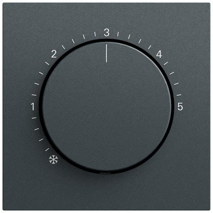 Gira Cover for room temperature controller anthracite (lacquered) System 70 — 270673