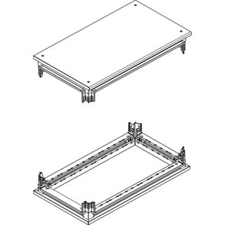 BTicino Kit of top and base for cabinets HDX 600x350mm — 91801/63C