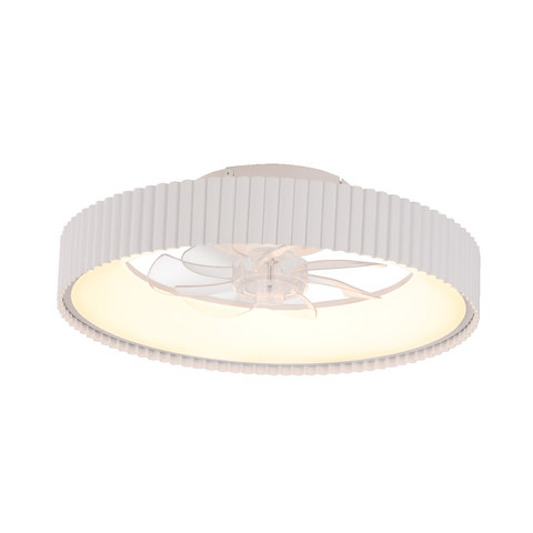 ACA Lighting CEILING FAN 20 DIM WHITE 7 BLADES ABS REMOTE CONTROL & TIMER LED 34W 3332L Φ300mm — manufacturer representative image