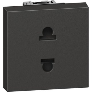 BTicino Euro american standard 2 P 16 A 127/250 Vac socket — KG4125