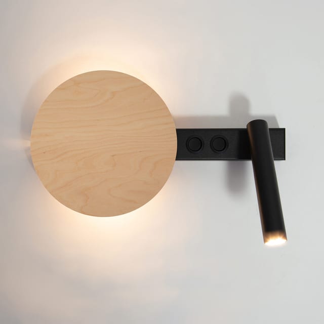 Sigma Wall lamp A HOTEL MOOD black/brzoza 41365