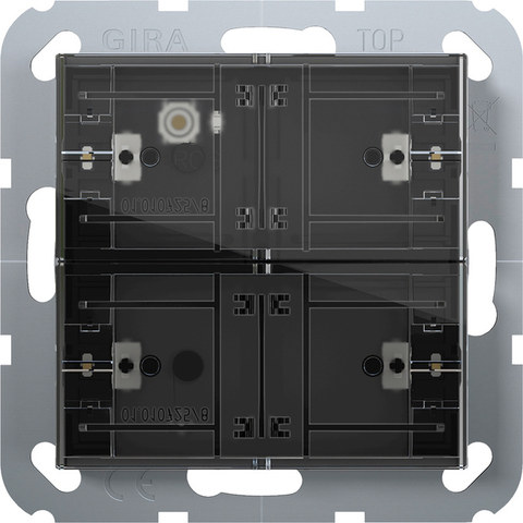 Gira PB sens.4.55 Komfort 2-g OneKNX — manufacturer representative image