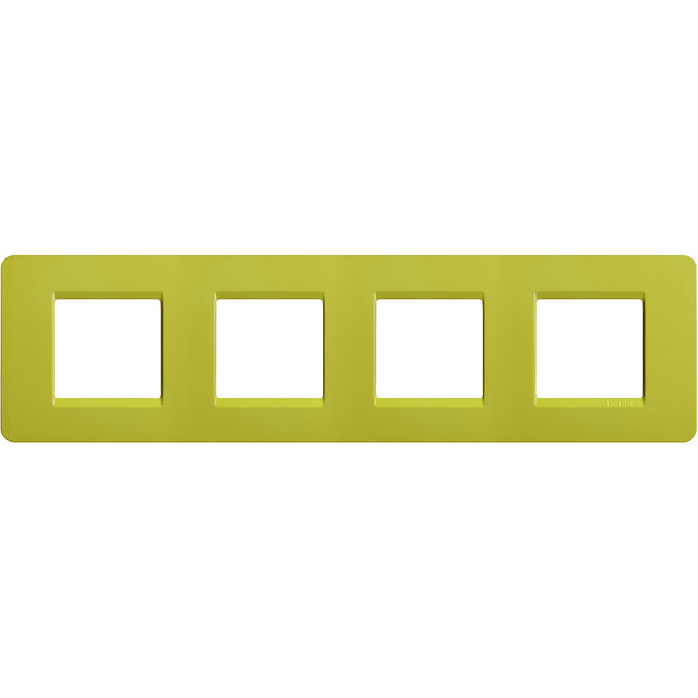 BTicino Matix - plate 2+2+2+2 horizontal Lime — AM4802/4AB