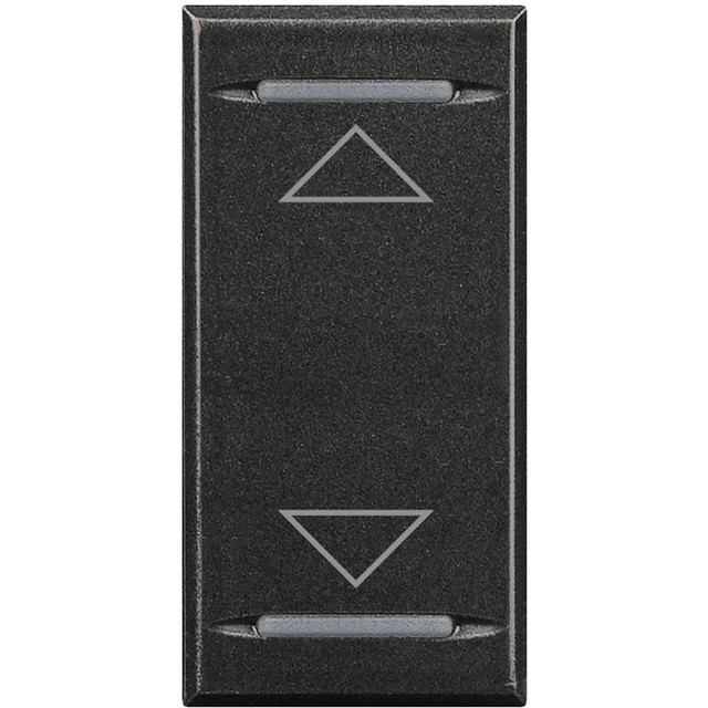 BTicino Key cover for 2 functions with illuminated lens with screen printing symbol "up/down" — HS4911AH