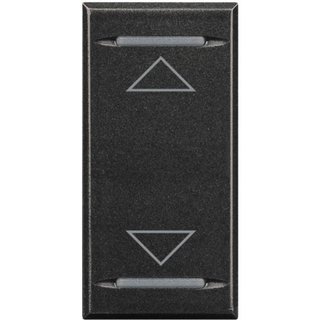 BTicino Key cover for 2 functions with illuminated lens with screen printing symbol "up/down" — HS4911AH