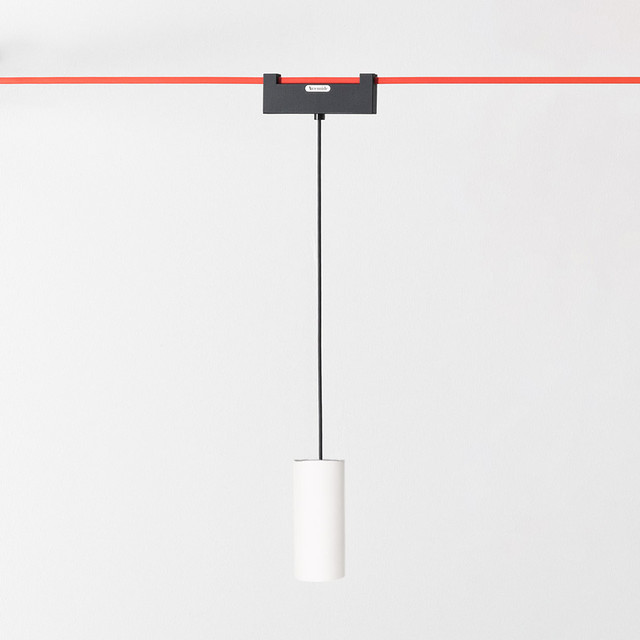 Artemide Vector Pendant 55 - 23° 3000K - White - Push on Board — FU51101 — manufacturer representative image