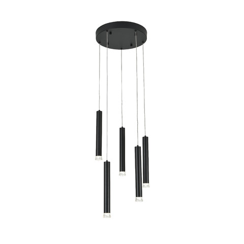 ACA Lighting RAPENZO- PENDANT LIGHT SAND BLACK ALUMINUM LED 30W CCT CCT 2800K-3200K-4000K 1200LM IP20 — manufacturer representative image
