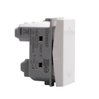BTicino Double pushbutton with interlock 1P NO + 1P NO 10 A 250 Va.c. — JW4037N