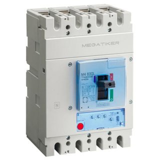 BTicino M4 630L - electronic Mccb (Li) 4P - In=400A - Icu=100kA — T744L400EB
