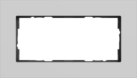 Gira Esprit cover frame aluminium grey matt (lacquered) aluminium grey matt (lacquered) — 1002405