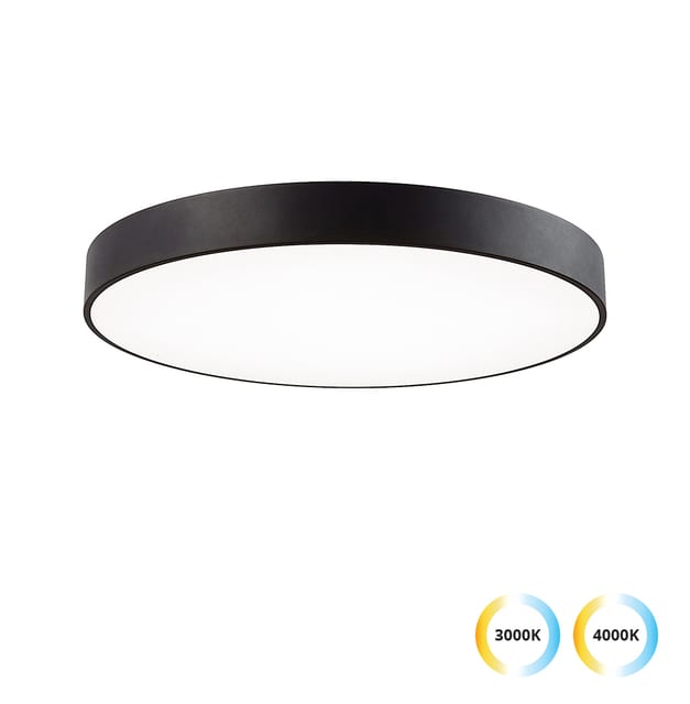 Viokef Ceiling Lamp Black D:600 Madison 3000K/4000K — 4276201